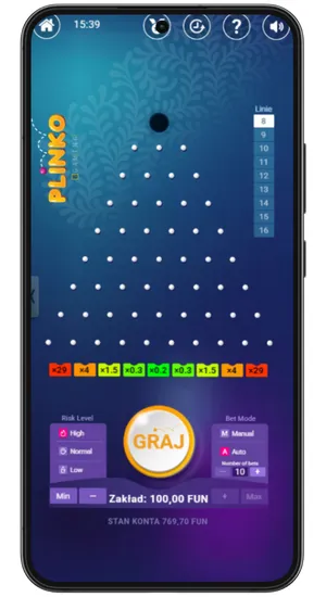 Plansza z x29 w Plinko