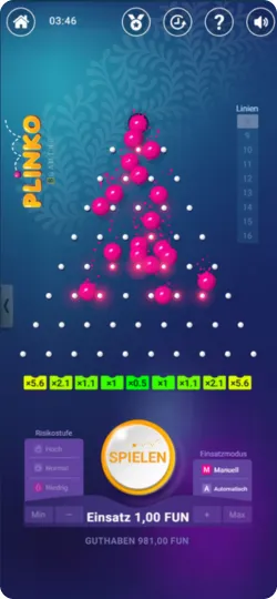 Was ist die Plinko App