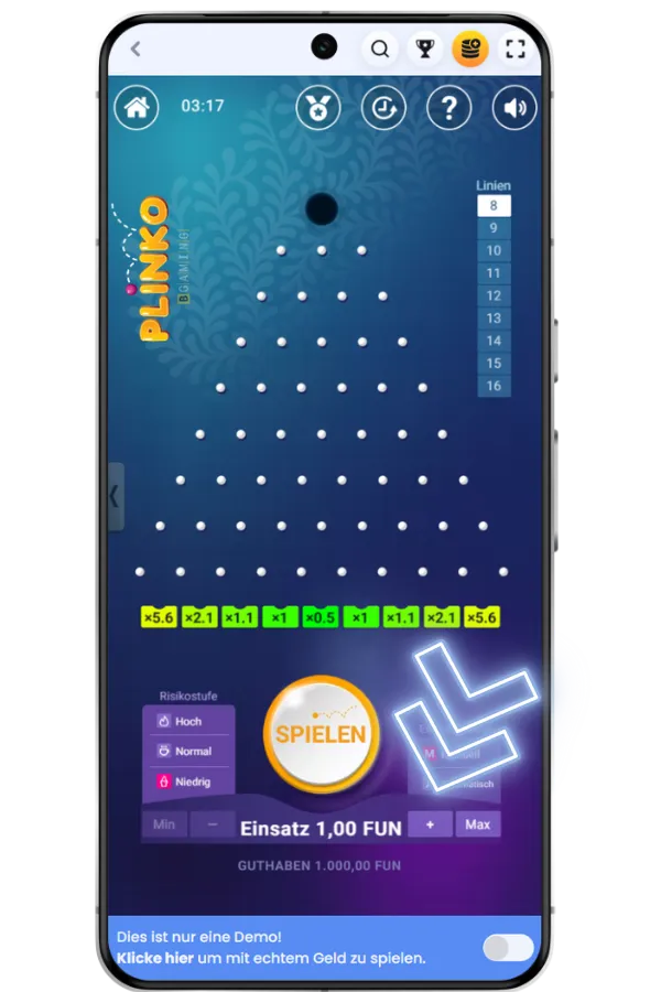 Plinko Wette
