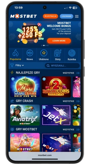 Wejdź na oficjalną platformę kasynową