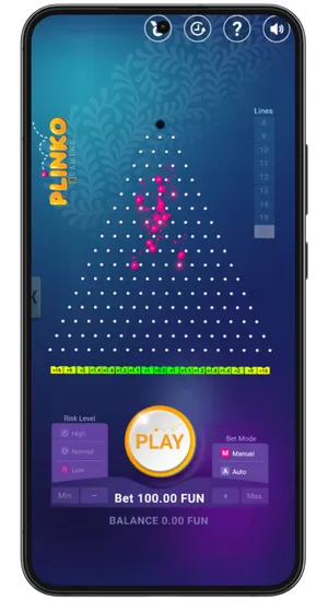 Plinko Winning Drop Animation