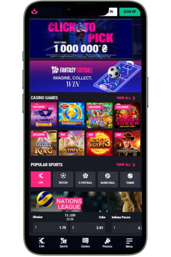 Pristup službenoj kasino platformi