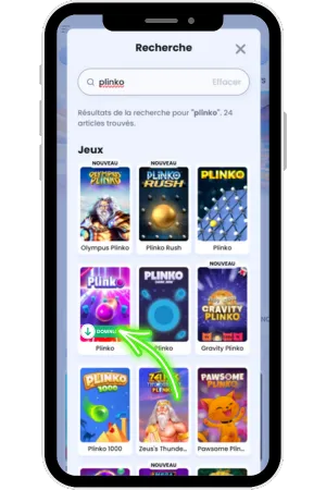 Start download process plinko for france