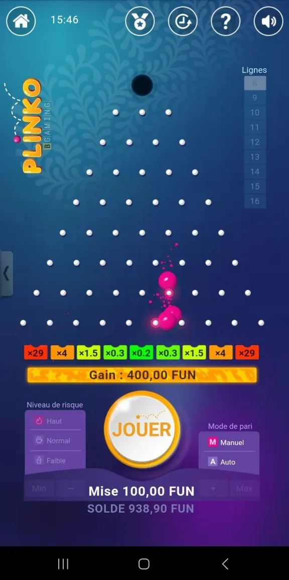 Plinko App Game