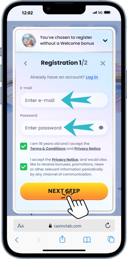 Register an Account